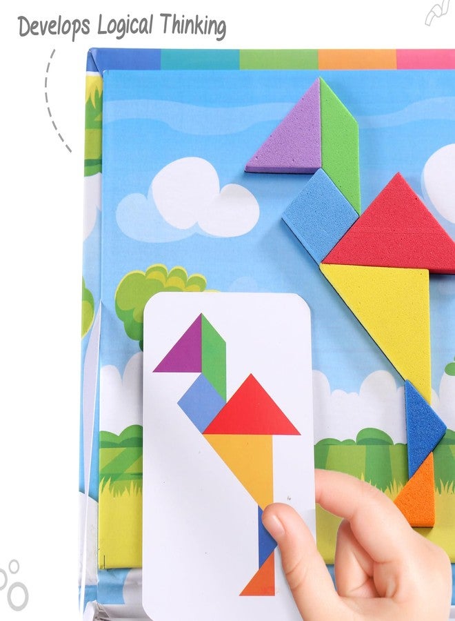 FIRSTCRY INTELLISKILLS Intelliskills Premium Brain Boosting Magnetic Tangram Puzzle Game for Kids,Educational&Travel Puzzle Game for 3+ Years Girls&Boys,Brain Teaser Toys,BIS Certified,Birthday Gift (Animal & Bird) - Image 5